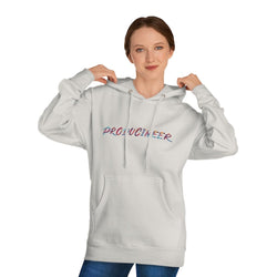 PRODUCINEER GALLERY Hip Hop Unisex Hooded Sweatshirt - PDR LFE XS / Bone PDR LFE