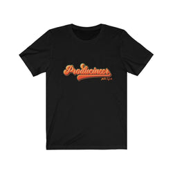 PRODUCINEER TROPICAL CITY Unisex Jersey Short Sleeve Tee - PDR LFE Black / S PDR LFE