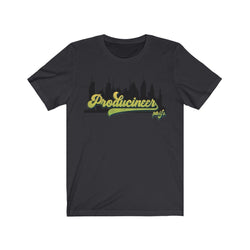 PRODUCINEER CITY SLICKER Unisex Jersey Short Sleeve Tee - PDR LFE Dark Grey / S PDR LFE