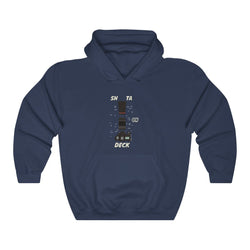 SHOOTA ON DECK Hip Hop Unisex Heavy Blend™ Hooded Sweatshirt - PDR LFE Navy / S PDR LFE