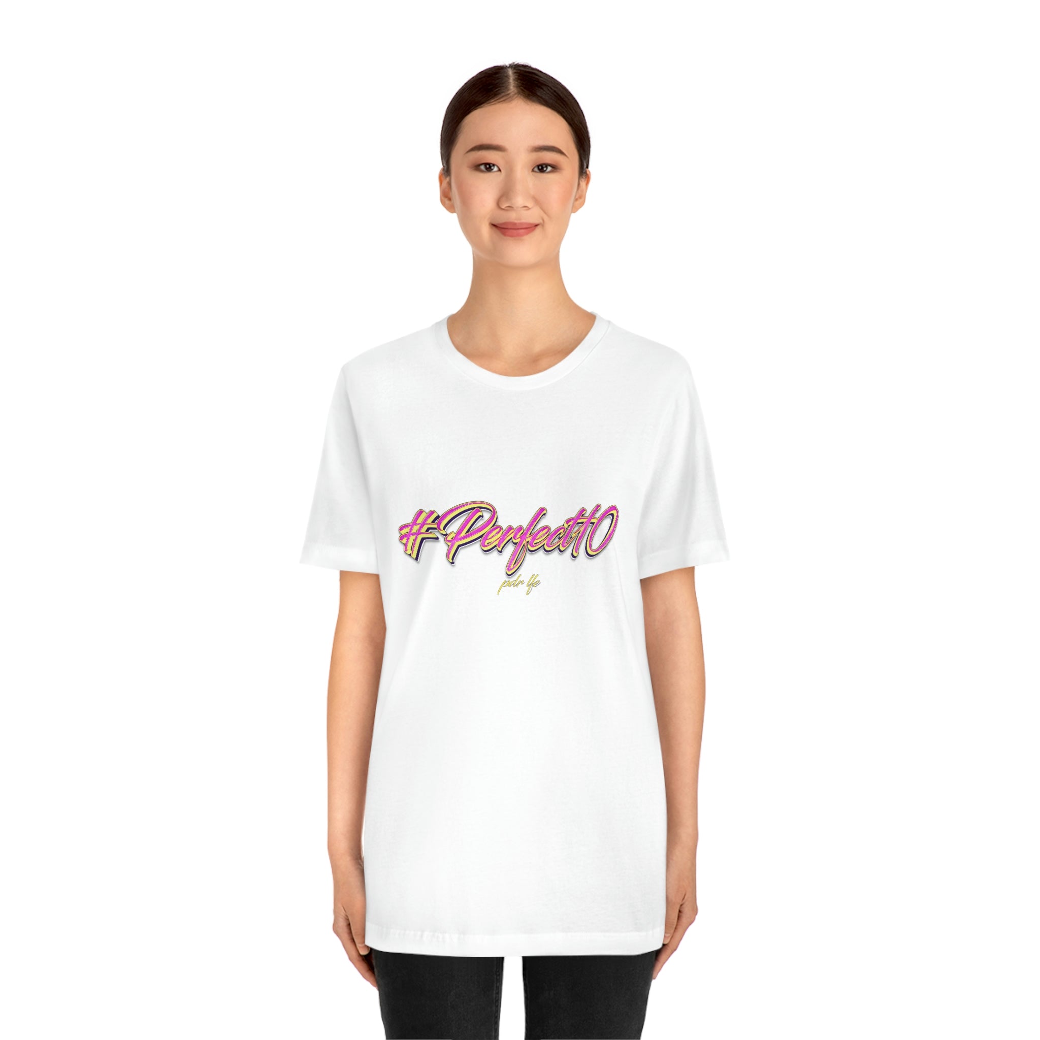 PERFECT 10 PINK LEMONADE Short Sleeve Tee - PDR LFE White / XS PDR LFE