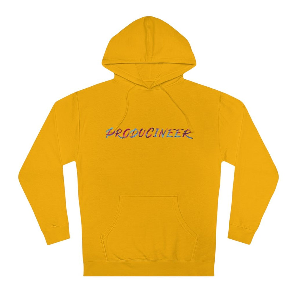 PRODUCINEER GALLERY Hip Hop Unisex Hooded Sweatshirt - PDR L.F.E. XS / Gold PDR LFE