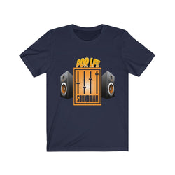 SOUND MAN Hip Hop Unisex Jersey Short Sleeve Tee - PDR LFE Navy / S PDR LFE