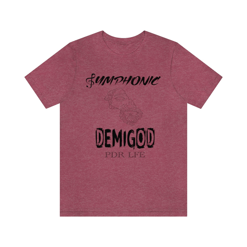 SYMPHONIC DEMIGOD HIP HOP TSHIRT - PDR LFE Heather Raspberry / XS PDR LFE