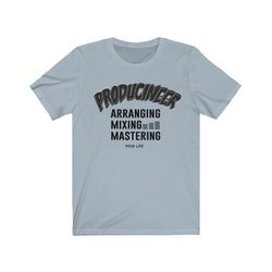 PRODUCINEER TOO MIXIE Unisex Jersey Short Sleeve Tee - PDR LFE Light Blue / S PDR LFE