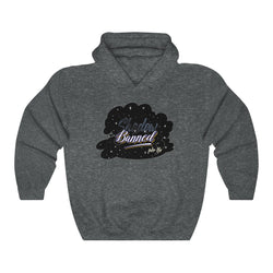 SHADOW BANNED Female Heavy Blend™ Hooded Sweatshirt - PDR LFE Dark Heather / S PDR LFE