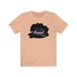 SHADOW BANNED Female Jersey Short Sleeve Tee - PDR LFE Heather Peach / XS PDR LFE