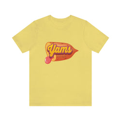 YAMS FEMALE HIP HOP Short Sleeve Tee - PDR LFE Maize Yellow / XS PDR LFE