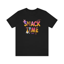 SNACK TIME Hip Hop Ladies Jersey Short Sleeve Tee - PDR LFE Black / XS PDR LFE