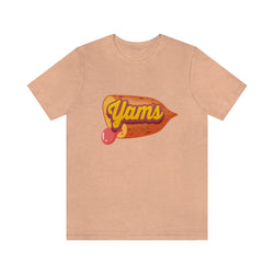 YAMS FEMALE HIP HOP Short Sleeve Tee - PDR LFE Heather Peach / XS PDR LFE
