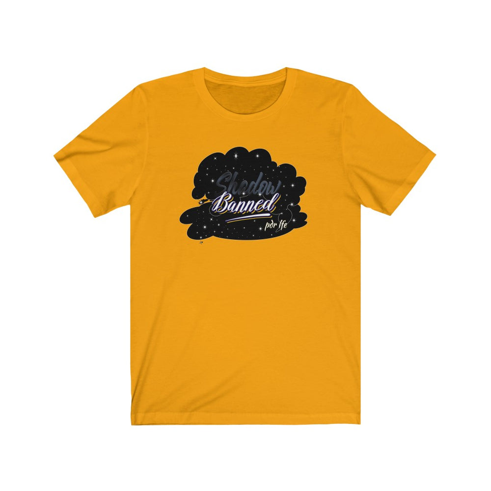 SHADOW BANNED Jersey Short Sleeve Tee - PDR L.F.E. Gold / XS PDR LFE