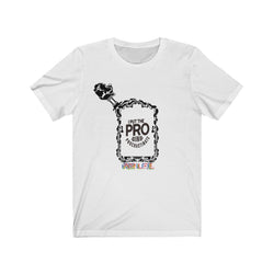 PRO IN PROCRASTINATE HIP HOP Unisex Jersey Short Sleeve Tee - PDR LFE White / S PDR LFE