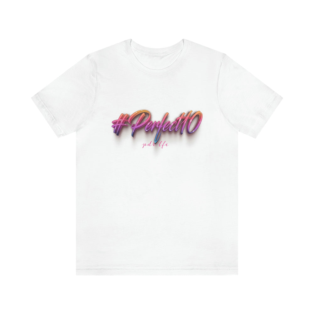 PERFECT 10 UNICORN HIP HOP Short Sleeve Tee - PDR LFE White / XS PDR LFE