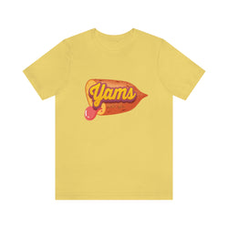 YAMS FEMALE HIP HOP Short Sleeve Tee - PDR LFE Yellow / XS PDR LFE
