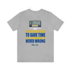 SAVE TIME MENS HIP HOP TSHIRT - PDR LFE Athletic Heather / S PDR LFE