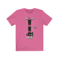 SHOOTA ON DECK FEMALE Unisex Jersey Short Sleeve Tee - PDR LFE Charity Pink / S PDR LFE