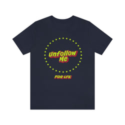 UNFOLLOW ME HIP HOP Jersey Short Sleeve Tee - PDR LFE Navy / S PDR LFE