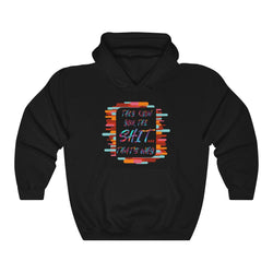 THEY KNOW WHY "LOVE THE HATE" SERIES Unisex Heavy Blend™ Hooded Sweatshirt - PDR LFE Black / S PDR LFE