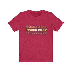 PRODUCINEER MIXER Unisex Jersey Short Sleeve Tee - PDR LFE Heather Red / S PDR LFE