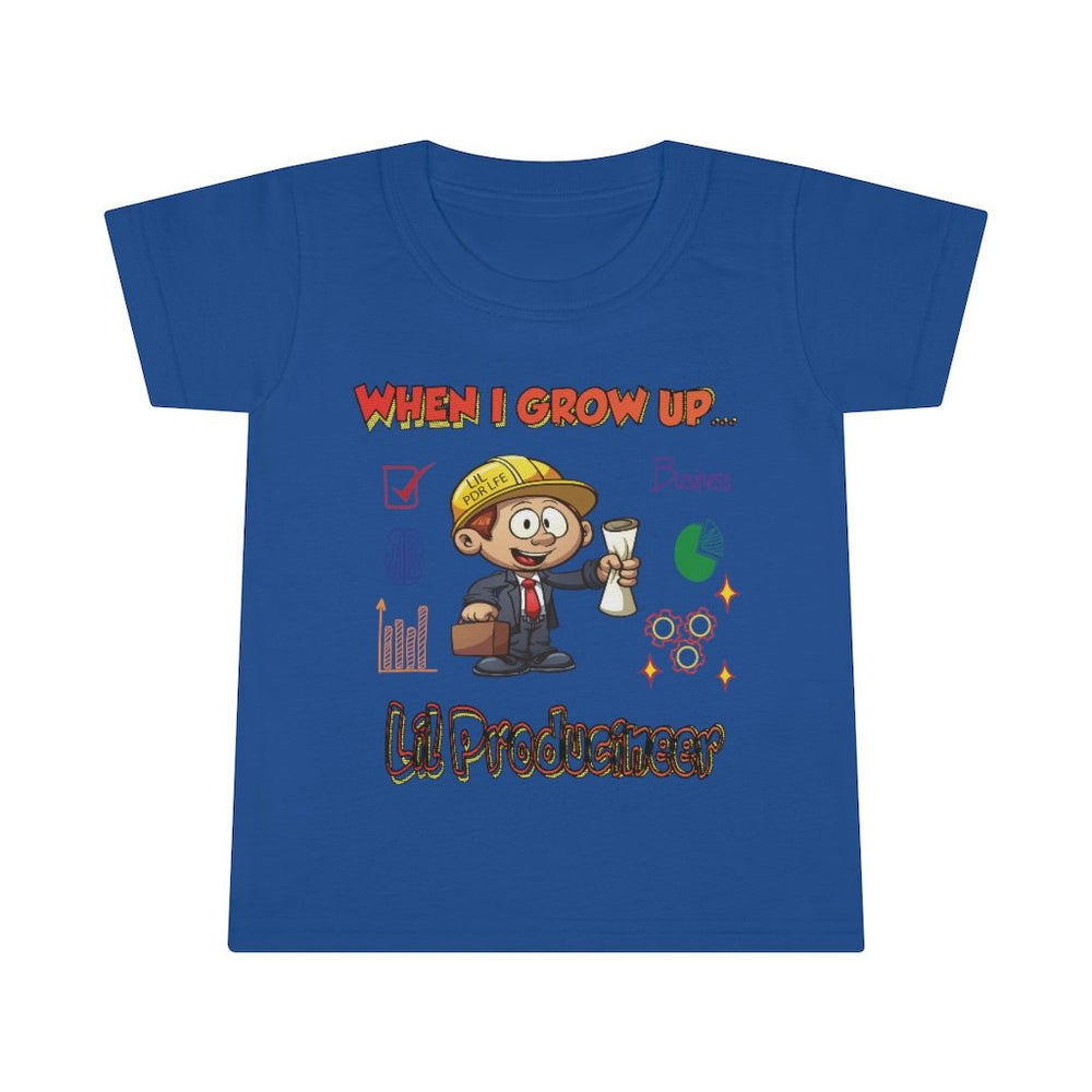 WHEN I GROW UP LIL PRODUCINEER Toddler T-shirt - PDR L.F.E. 