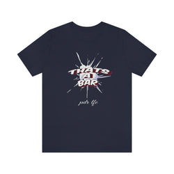 THAT'S A BAR SMOKE CLOUD UNISEX HIP HOP TSHIRT - PDR LFE Navy / XS PDR LFE