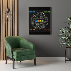 PDR LFE MUSIC VOID Stretched Canvas Painting - PDR LFE 8″ × 10″ / 1.5" PDR LFE