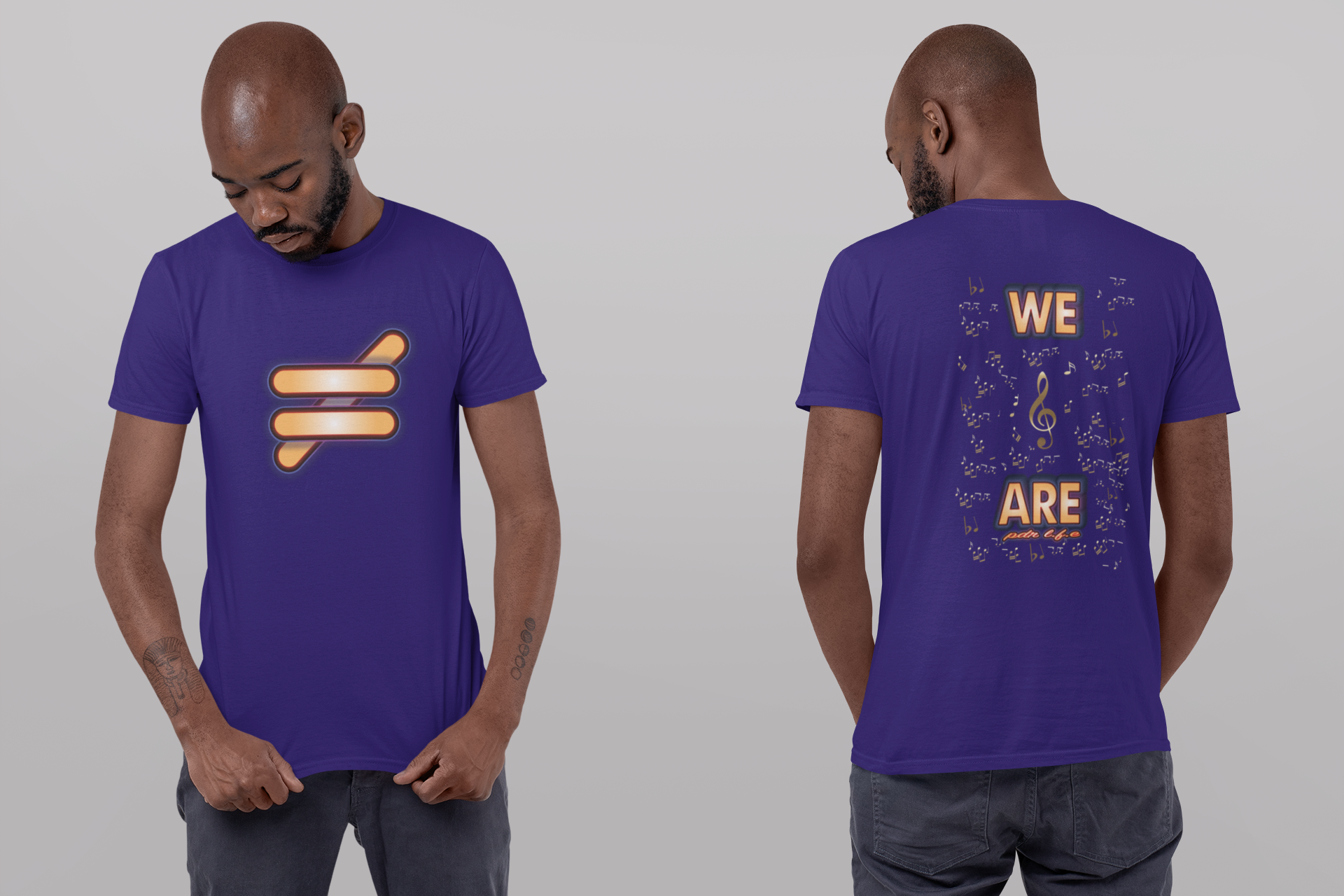 WE ARE NOT EQUAL Unisex Jersey Short Sleeve Tee - PDR L.F.E. 