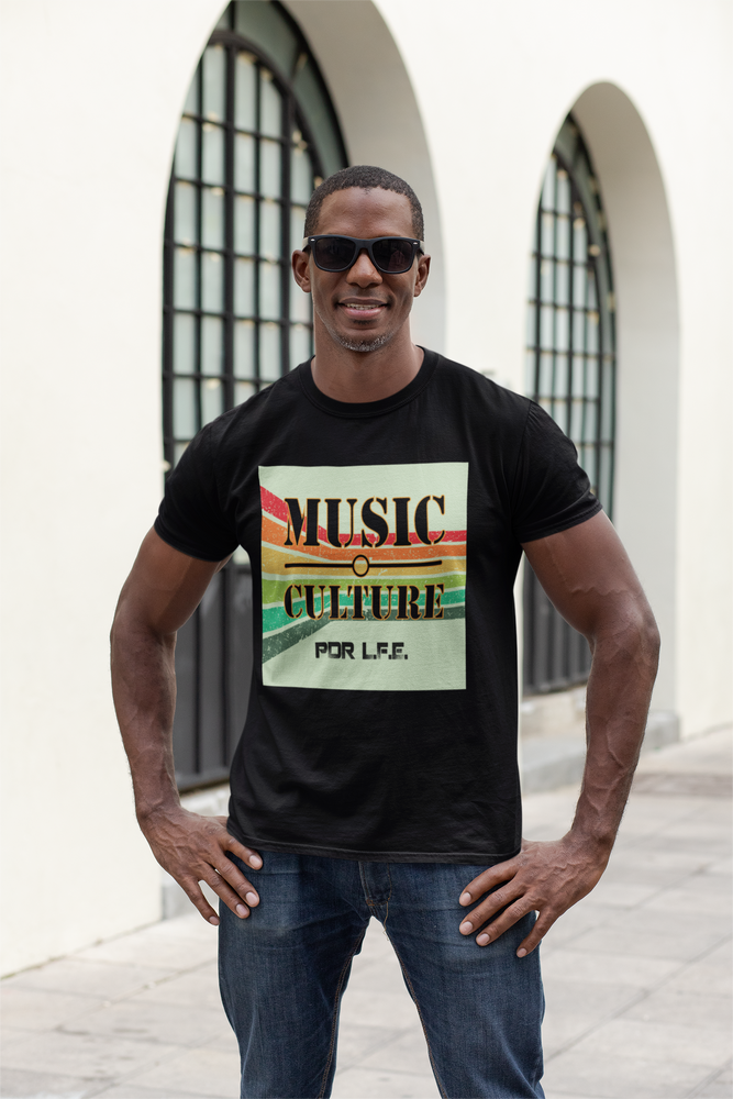 MUSIC IS CULTURE Unisex Jersey Short Sleeve Tee - PDR L.F.E. 