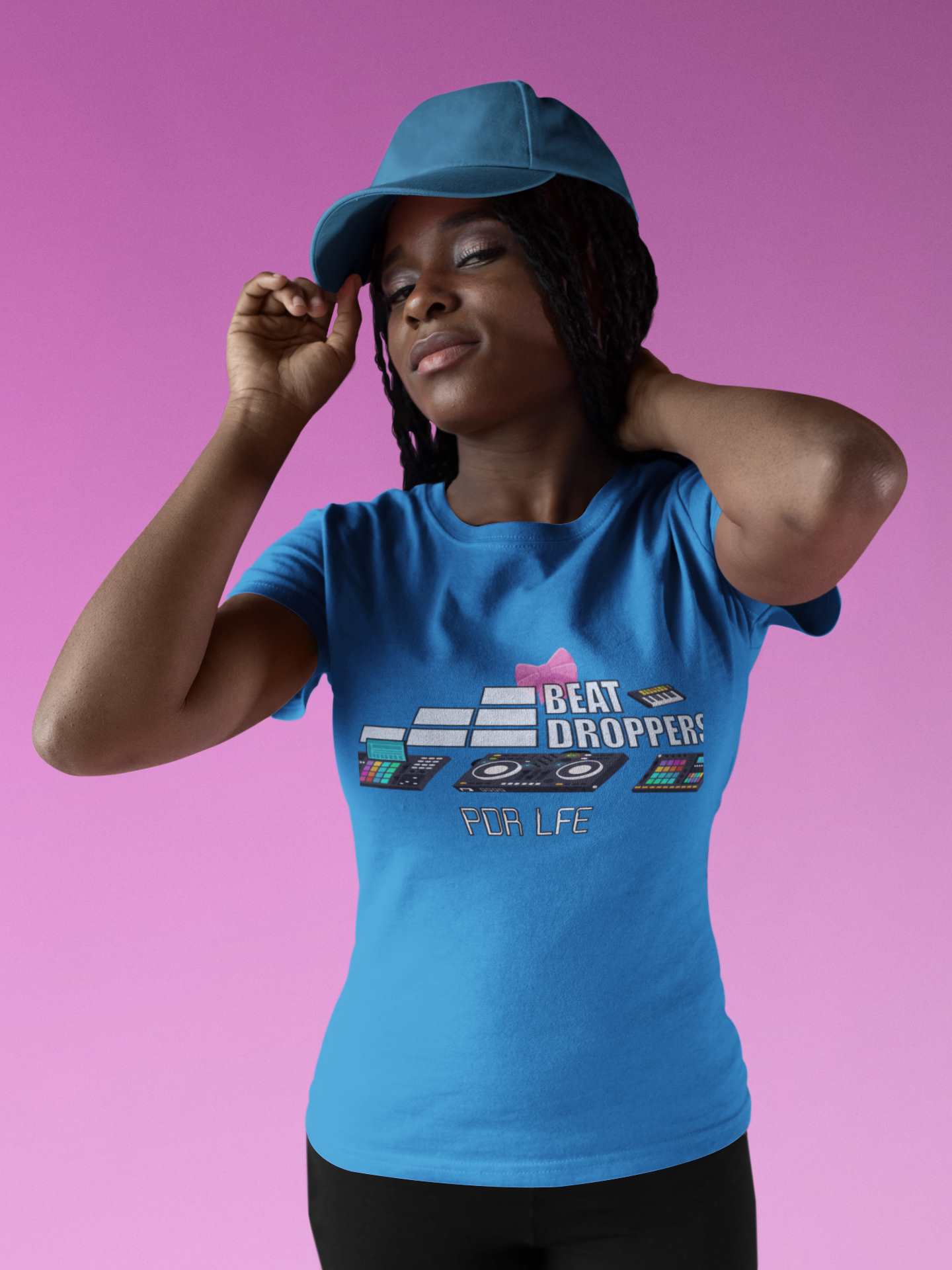 BEAT DROPPERS FEMALE Unisex Jersey Short Sleeve Tee - PDR L.F.E. 