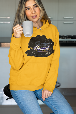SHADOW BANNED Female Heavy Blend™ Hooded Sweatshirt - PDR LFE Gold / S PDR LFE