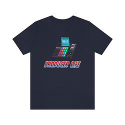 PRODUCER LIFE 23 MALE HIP HOP Short Sleeve Tee - PDR LFE Navy / XS PDR LFE