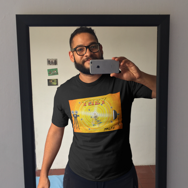 THEY SHOOTIN CAMERA MAN Unisex Jersey Short Sleeve Tee - PDR LFE White / S PDR LFE