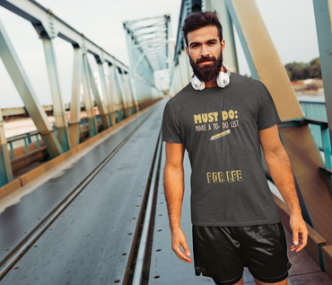 TO DO LIST Hip Hop Unisex Jersey Short Sleeve Tee - PDR LFE Black / S PDR LFE