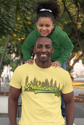 PRODUCINEER CITY SLICKER Unisex Jersey Short Sleeve Tee - PDR LFE White / M PDR LFE