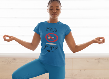 STOP BITING FEMALE Unisex Jersey Short Sleeve Tee - PDR LFE True Royal / S PDR LFE
