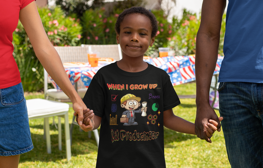 WHEN I GROW UP LIL PRODUCINEER Toddler T-shirt - PDR L.F.E. 