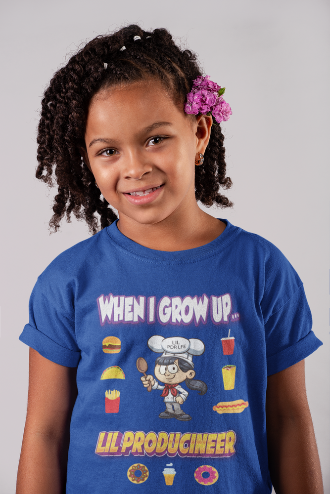 WHEN I GROW UP LIL PRODUCINEER Toddler T-shirt - PDR LFE 2T / White PDR LFE