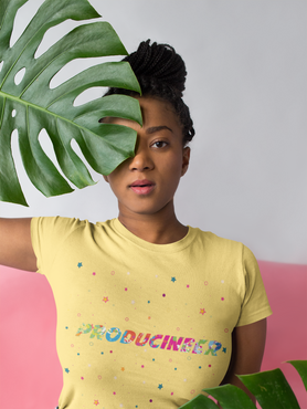 PRODUCINEER VIBRANT FEMALE Unisex Jersey Short Sleeve Tee - PDR LFE Team Purple / S PDR LFE