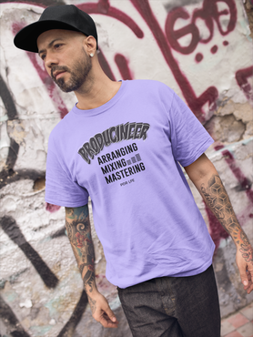 PRODUCINEER TOO MIXIE Unisex Jersey Short Sleeve Tee - PDR LFE Heather Ice Blue / S PDR LFE